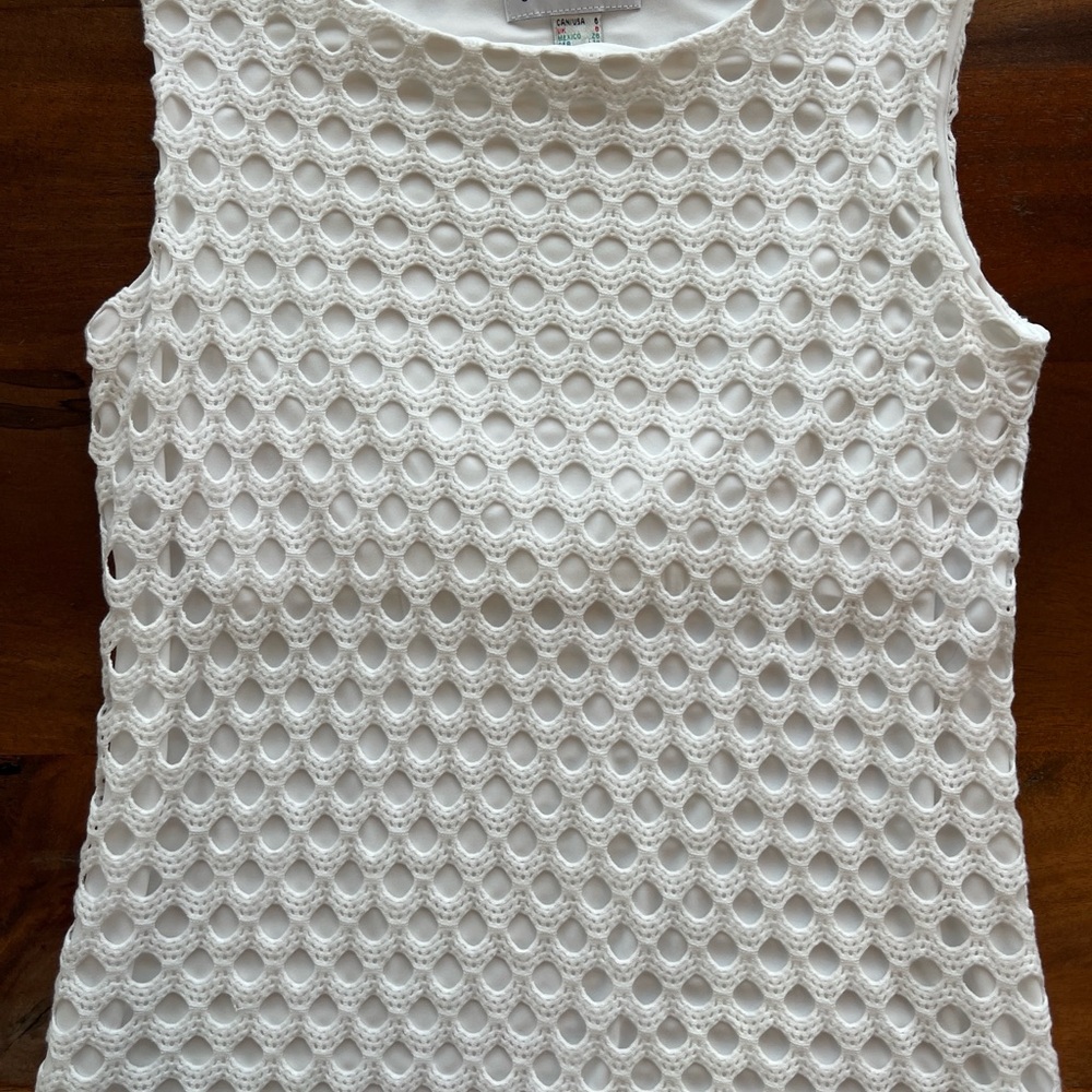 joseph ribkoff Women’s white sleeveless dress Size 6 - Picture 2 of 7